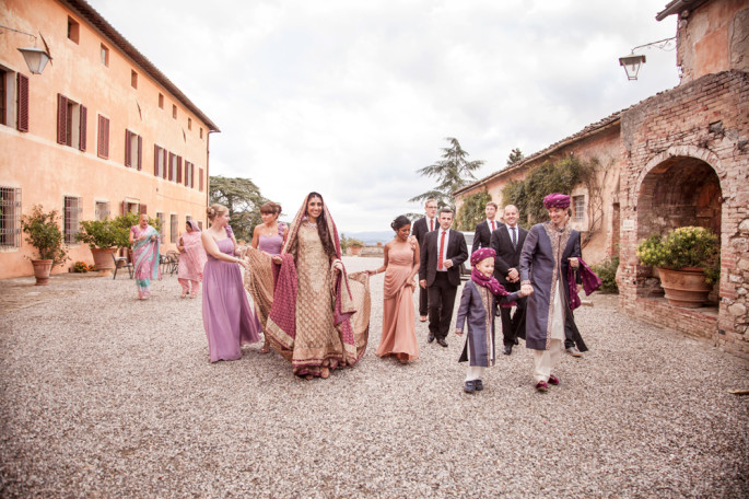 Pakistani wedding Villa Catignano Siena Tuscany