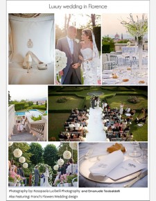 luxury wedding in Florence