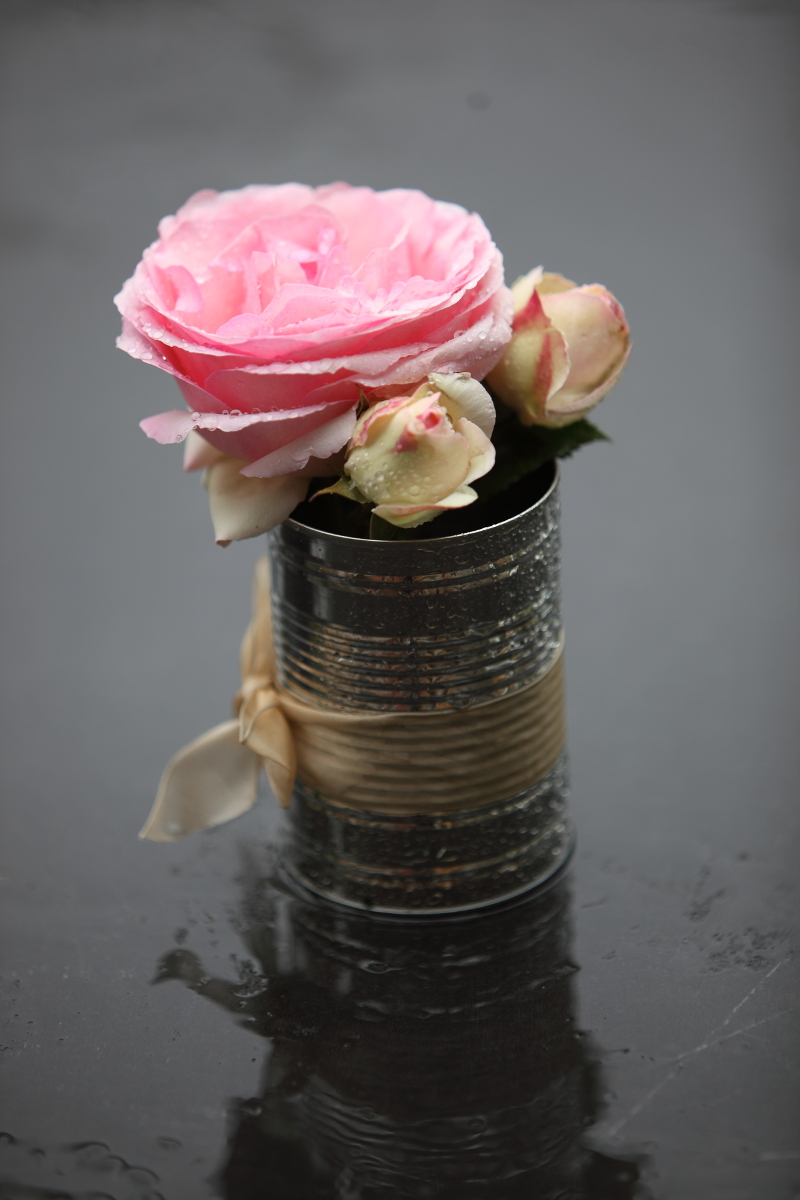 jar centerpiece DIY