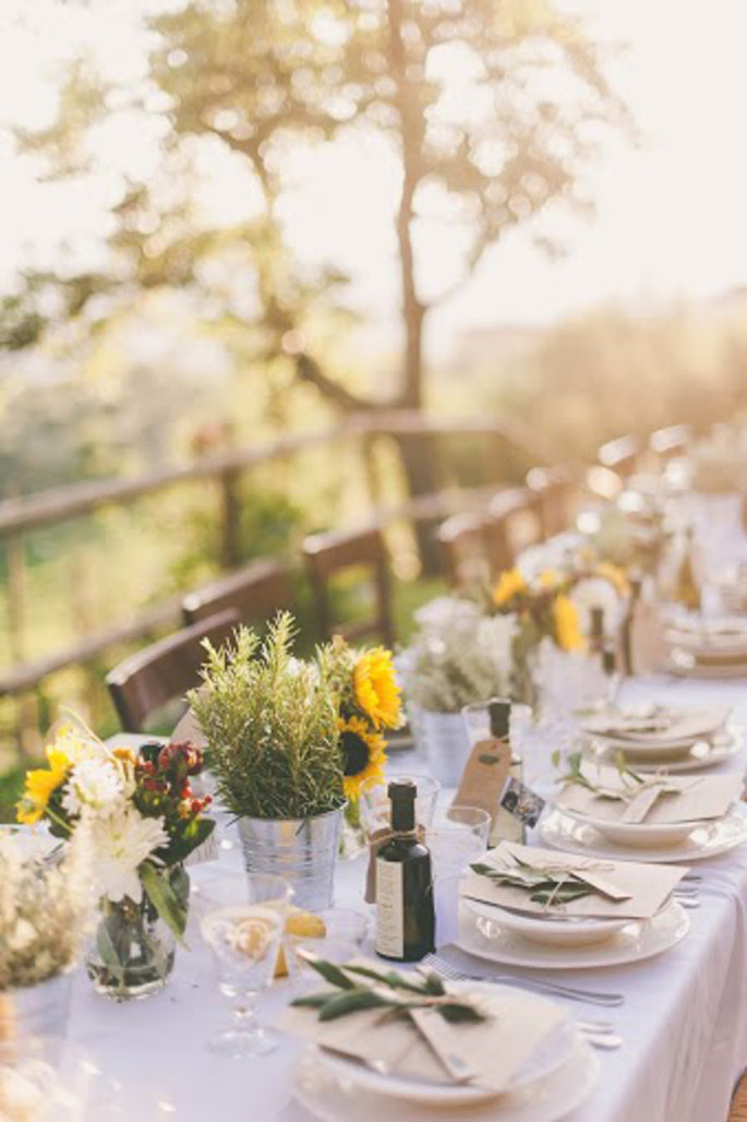 country wedding tuscan reception ideas