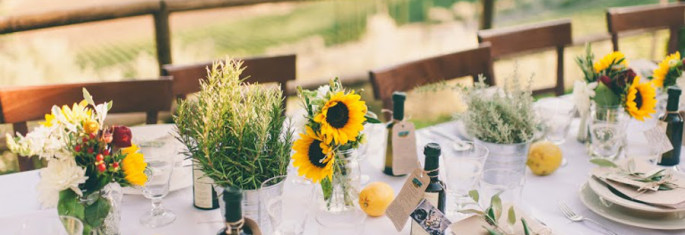 rustic tuscan centerpiece ideas