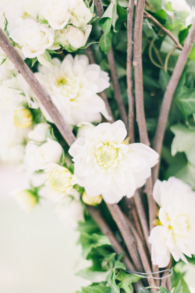 wedding ceremony flowers Tuscany 