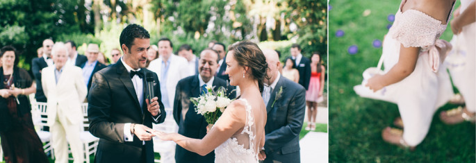 rustic wedding ceremony Tuscany