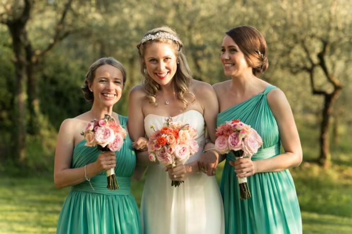 teal brideismaid dresses