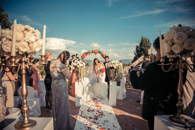 Wedding venue Vincigliata Castle Florence Tuscany