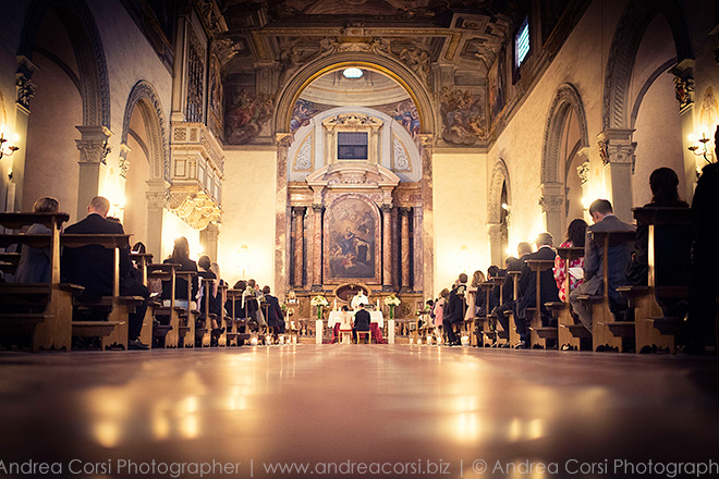 ceremony church decor Florence Tuscany