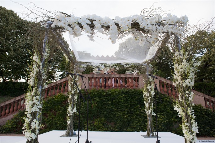 Huppah Decor wedding flowers