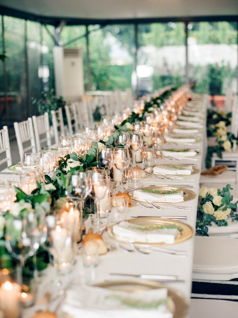 wedding tablescape decor Tuscany