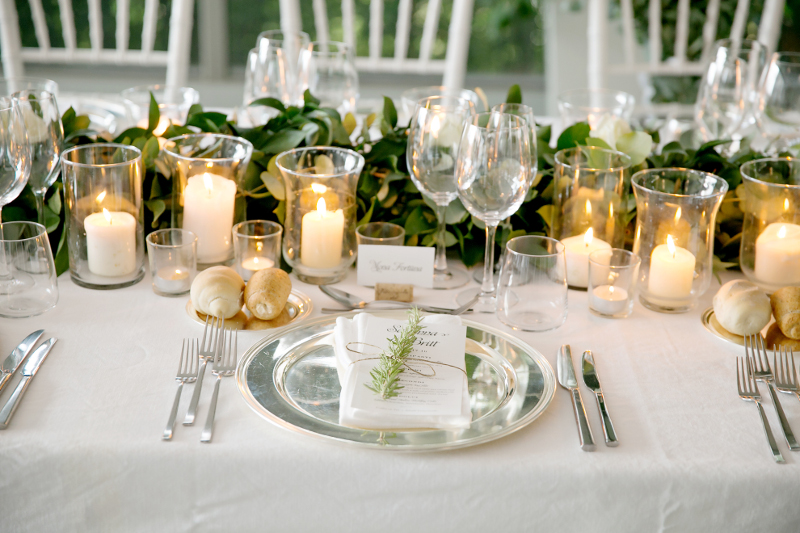 tablescape decor with candles