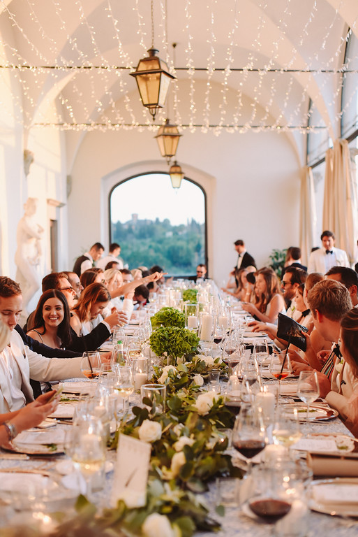 wedding-tablescape-Villa Tolomei Florence Tuscany