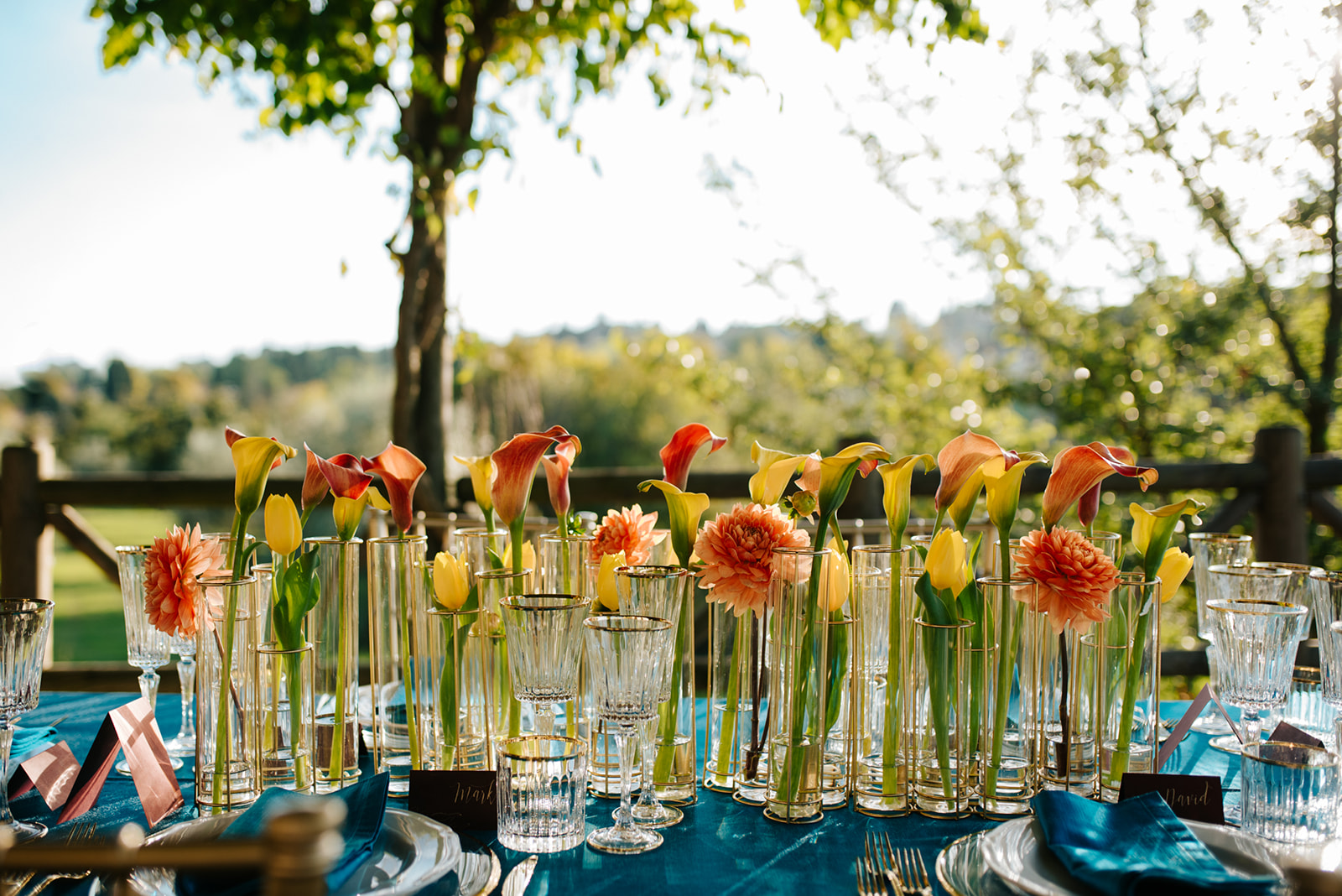 Spring party flowers Italy