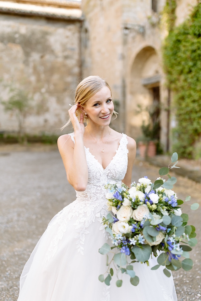 bridal bouquet in Florence Tuscany Italy