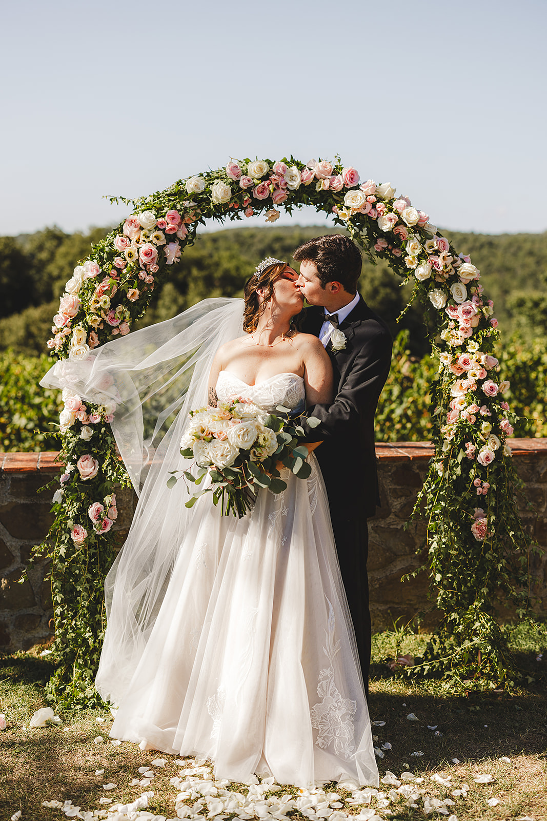 wedding flowers in Florence Tuscany 